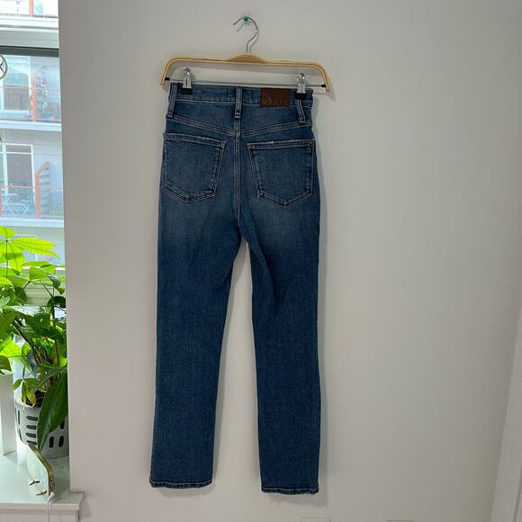 Madewell Blue Slim Demi Bootcut Jeans Size 23 - Picture 6 of 6
